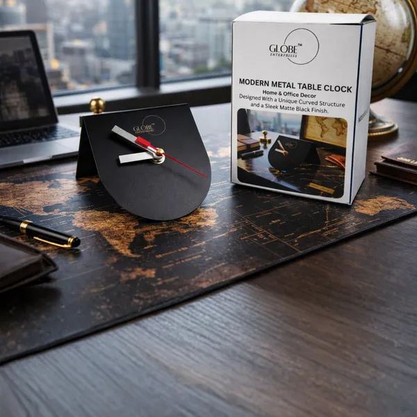 Black_Geometric_Quartz_Table_Clock