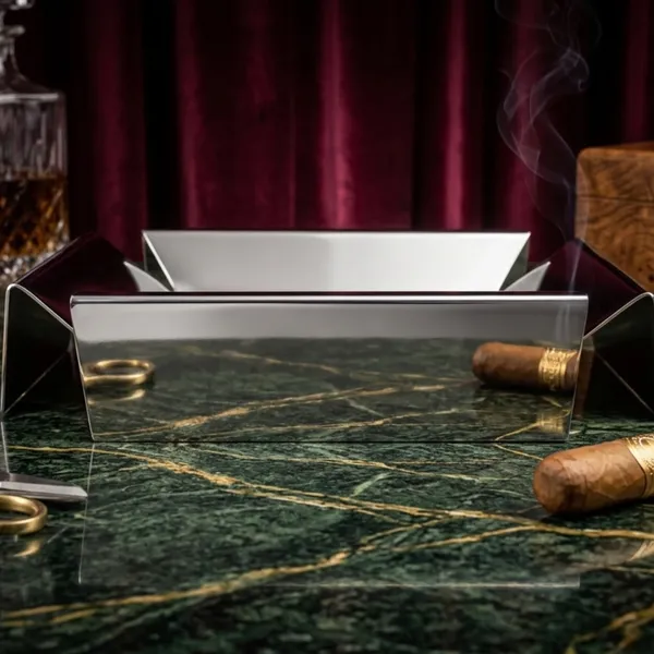 Silver_Metal_Modern_Cigar_Ashtray