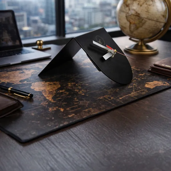 Black_Geometric_Quartz_Table_Clock