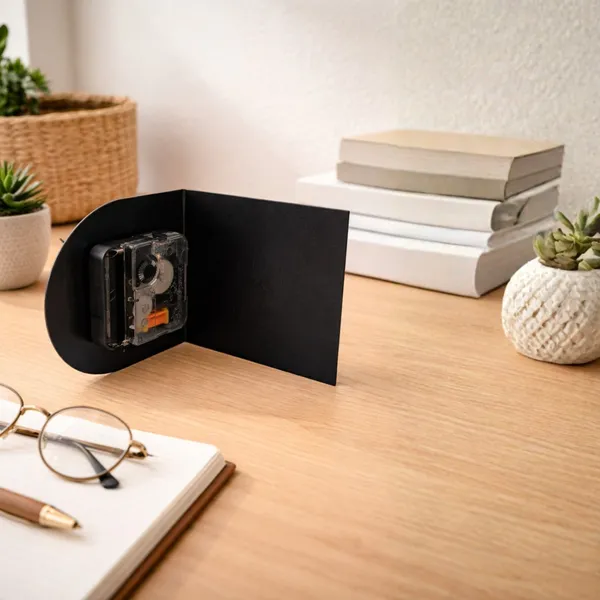 Black_Geometric_Quartz_Table_Clock