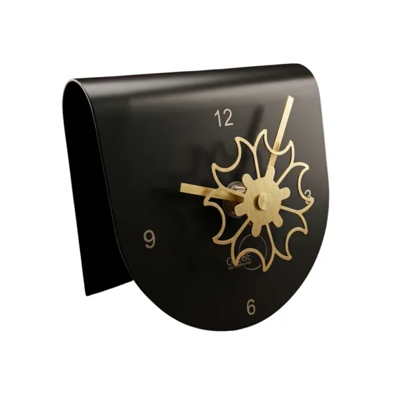 Black_Decorative_Floral_Design_Table_Clock