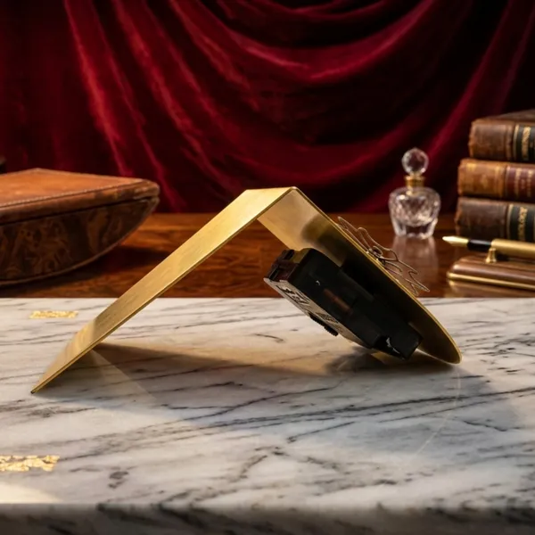 Brass_Floral_Quartz_Desk_Clock