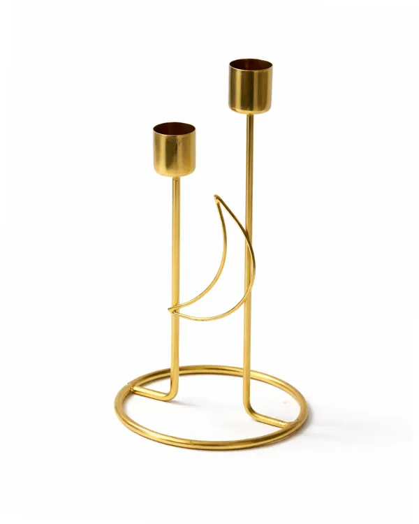 Gold_Crescent_Moon_Candle_Holder_(Set_of_2_Candle_Stand)_|_Modern_Home_Decor