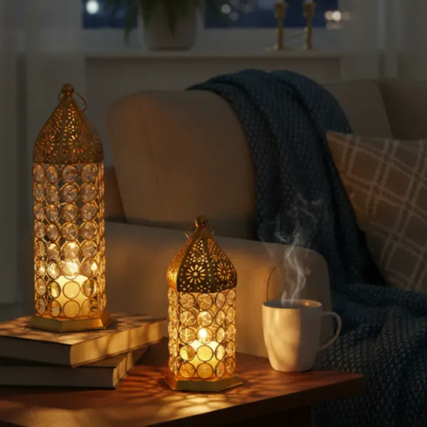 Gold_Moroccan_Crystal_Lantern_Set_(Set_of_2)_|_Hanging_Candle_Lanterns