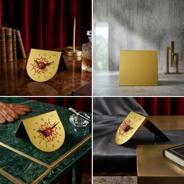 Gold_Metal_Floral_Pattern_Desk_Clock