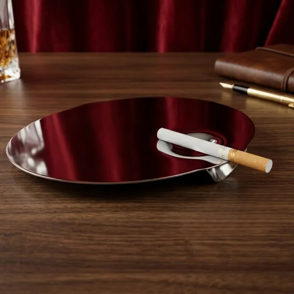 Silver_Metal_Round_Cigar_Ashtray