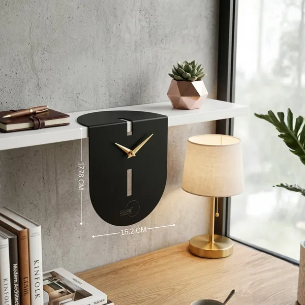 Black_Metal_Modern_Solid_Hanging_Edge_Table_Clock