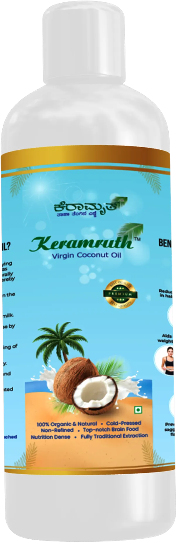 Keramruth_Cold-Pressed_Organic_Virgin_Coconut_Oil_500Ml