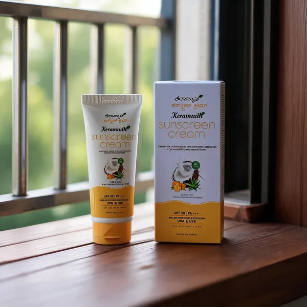 Keramruth_Spf_50_Pa+++_Calendula_Sunscreen_Cream