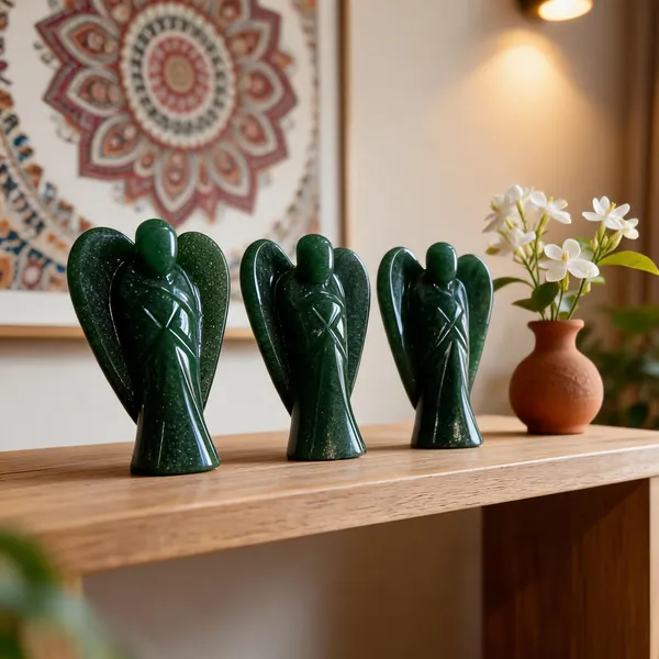 Green_Carved_Stone_Angel_Figurine_Set_Of_3