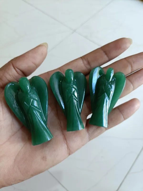 Green_Carved_Stone_Angel_Figurine_Set_Of_3