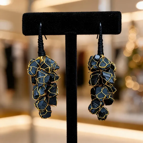 Black_Statement_Dangle_Earrings_For_Women