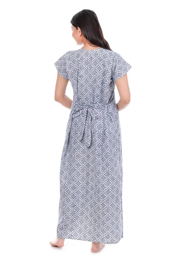 Light_Blue_Cotton_Casual_Nighty_For_Women