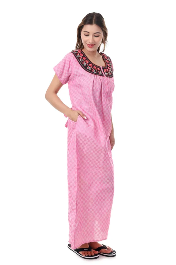 Rose_Pink_Cotton_Casual_Nighty_For_Women