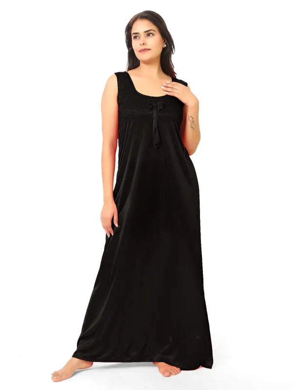 Black_Satin_Nighty_For_Women