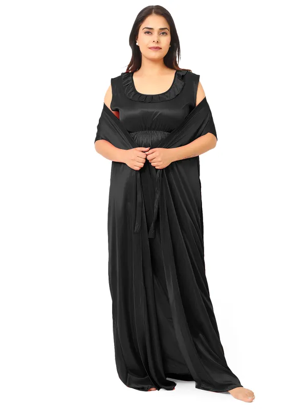 Black_Satin_Nighty_For_Women