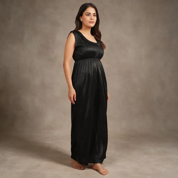Black_Satin_Nighty_For_Women