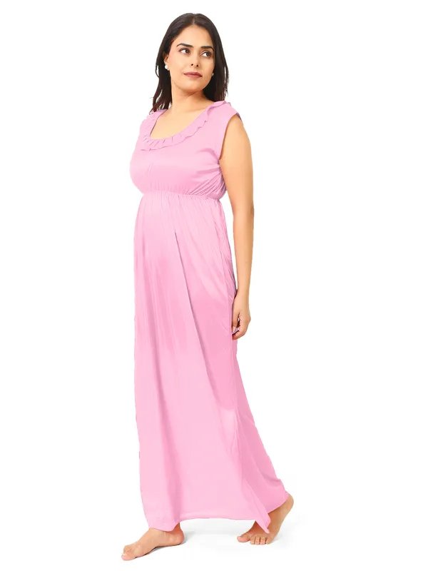 baby_pink_Satin_Nighty