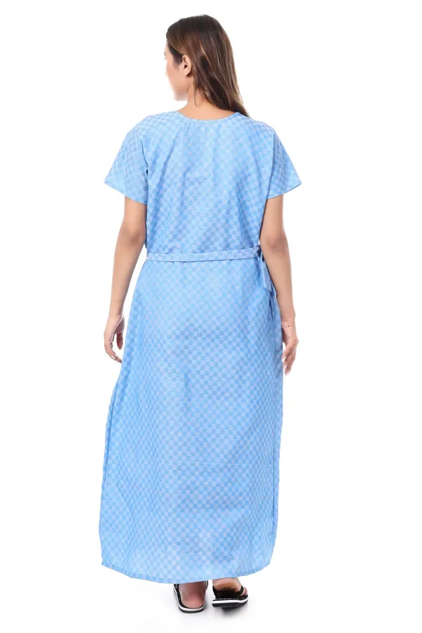 Blue_Cotton_Casual_Nighty_For_Women