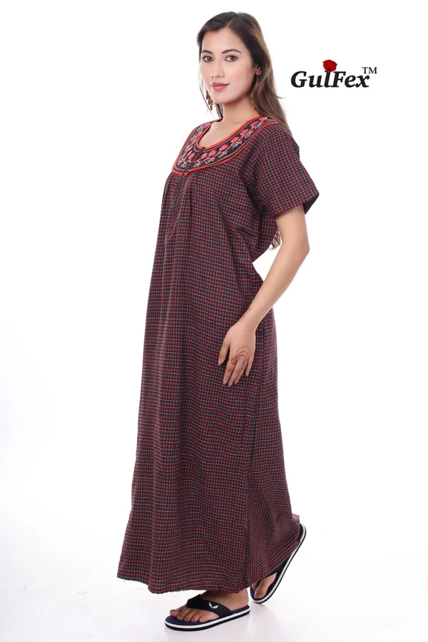 Brown_Cotton_Casual_Nighty_For_Women