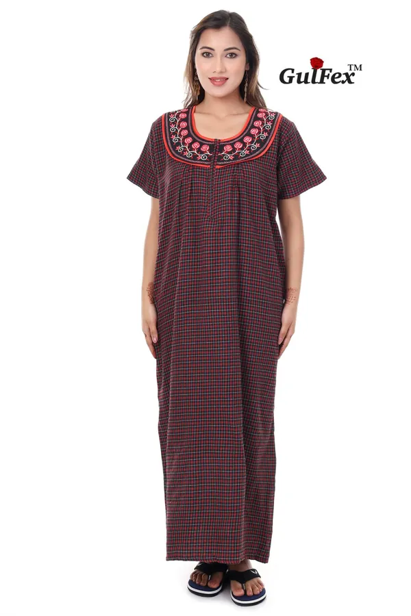 Brown_Cotton_Casual_Nighty_For_Women