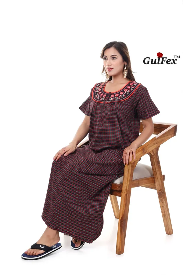 Brown_Cotton_Casual_Nighty_For_Women
