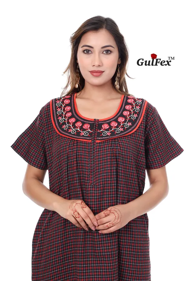 Brown_Cotton_Casual_Nighty_For_Women