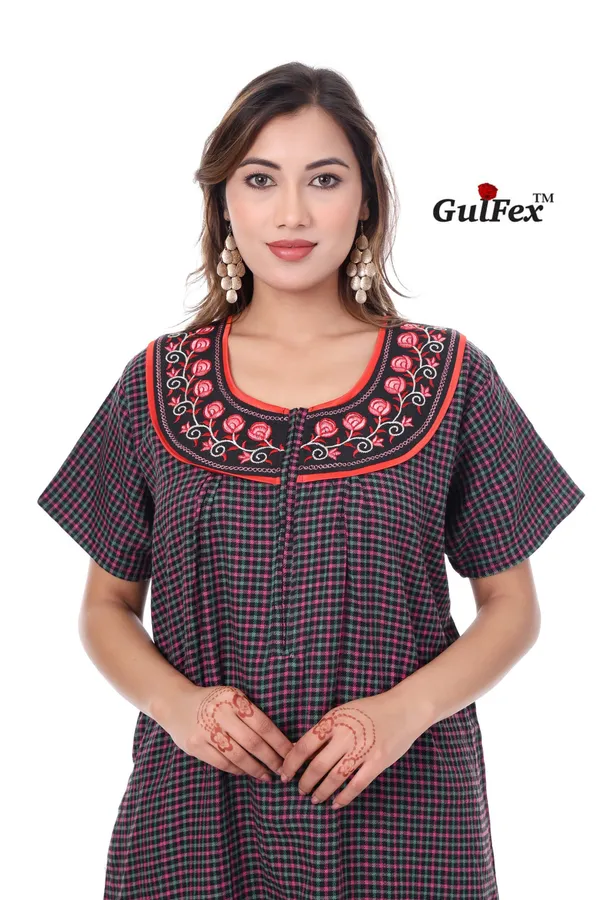 Black_Cotton_Casual_Nighty_For_Women