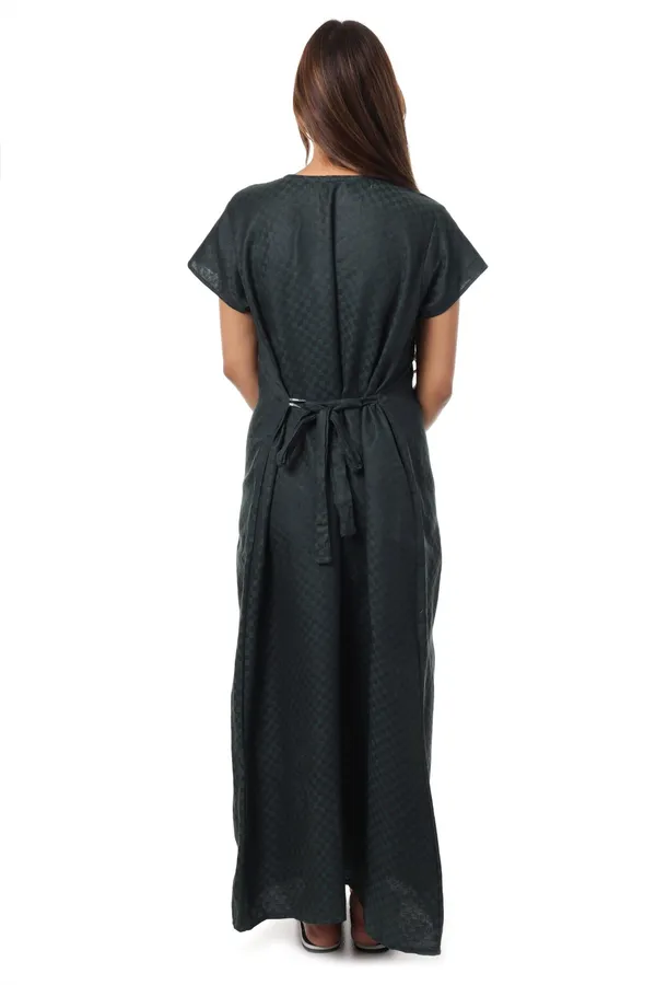 Black_Cotton_Casual_Nighty_For_Women