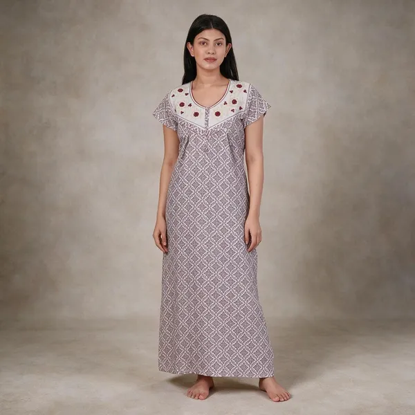 Purple_Cotton_Casual_Nighty_For_Women