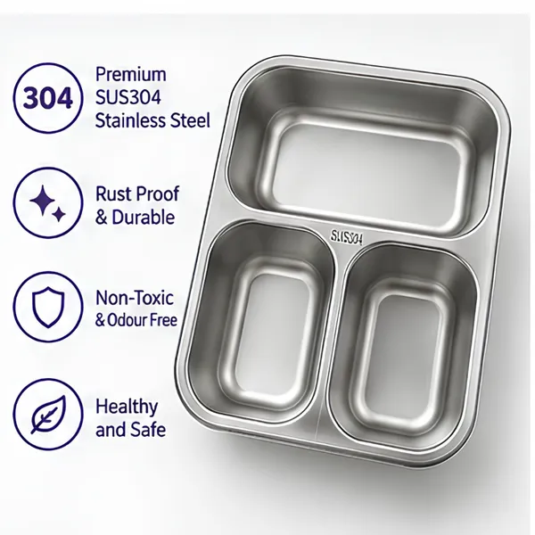Leak-Proof_3-Slot_Stainless_Steel_Lunch_Box_with_Cutlery_|_750ml_Compartment_Bento_Box_for_Kids_&_Adults