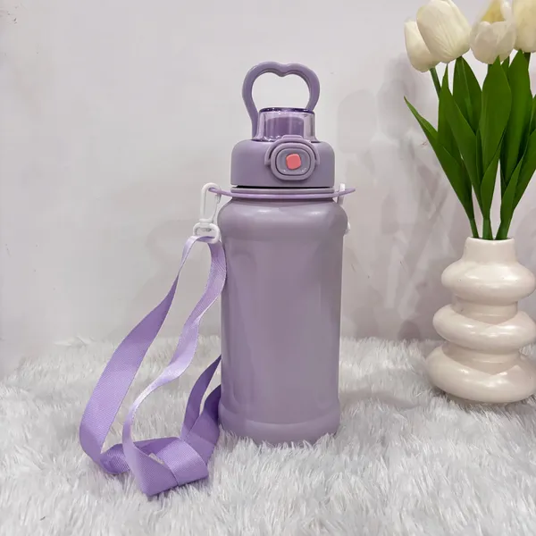 Insulated_Water_Bottle_With_Straw_Strap_850_Ml_Purple