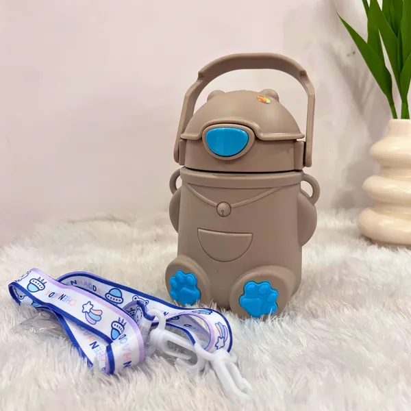 Doraemon_Insulated_Bottle_With_Silicone_Cover_400ml_Grey