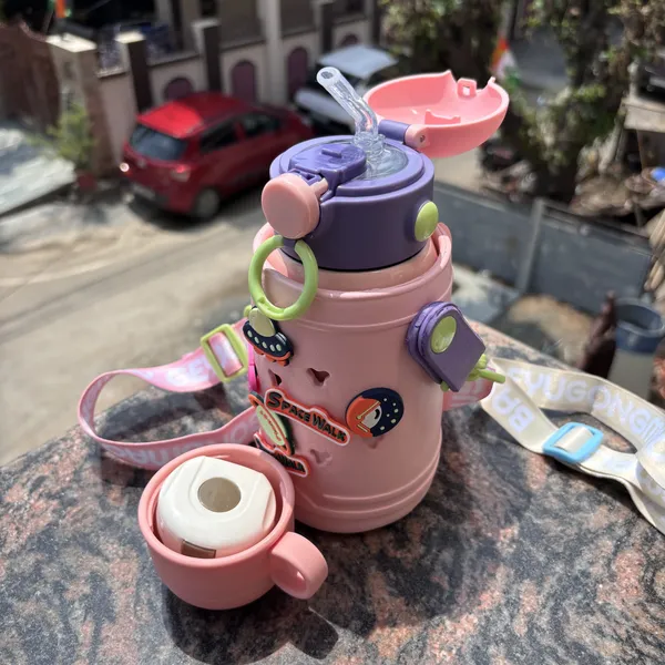 Space_Themed_Insulated_Bottle_500ml_Pink
