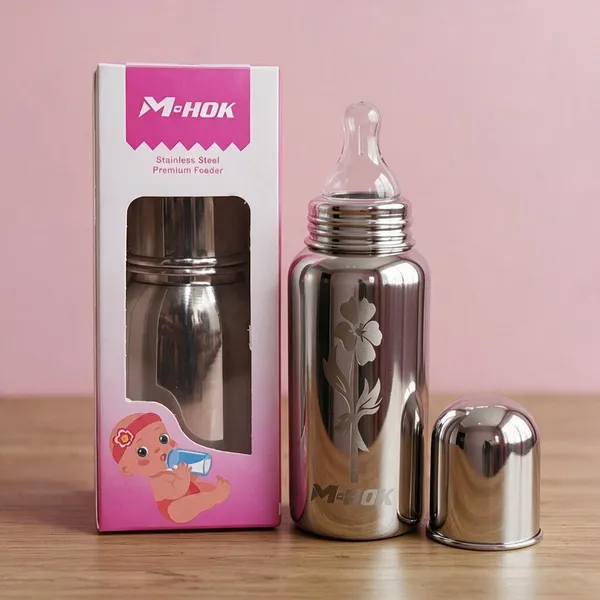 Baby_Feeding_Bottle_|_150ml_|_Free_Silicone_Nipple_(1_Pc)