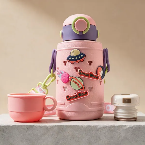 Space_Themed_Insulated_Bottle_500ml_Pink