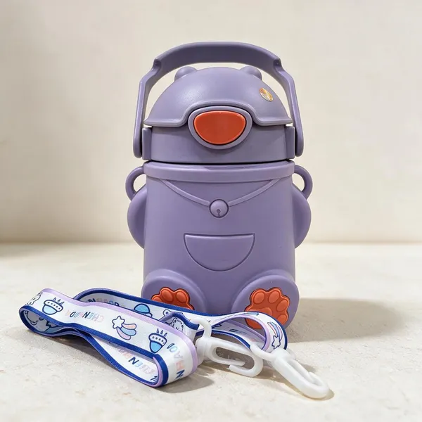 Doraemon_Insulated_Bottle_With_Silicone_Cover_400ml_Purple