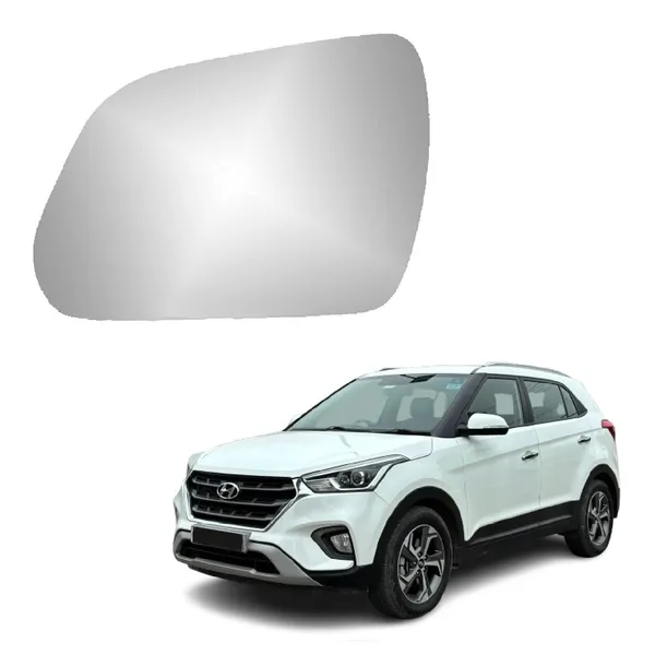 Cs_Creta_1st_Gen_T1_Orvm_Left_Passenger_Side_Mirror_Glass_With_Sub_Plate