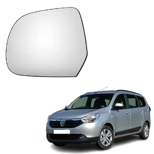 Orvm_Left_Passenger_Side_View_Mirror_Glass_Tukdi_Sub_Mirror_Plate_For_Renault_Lodgy_2015_2020_Year_Model