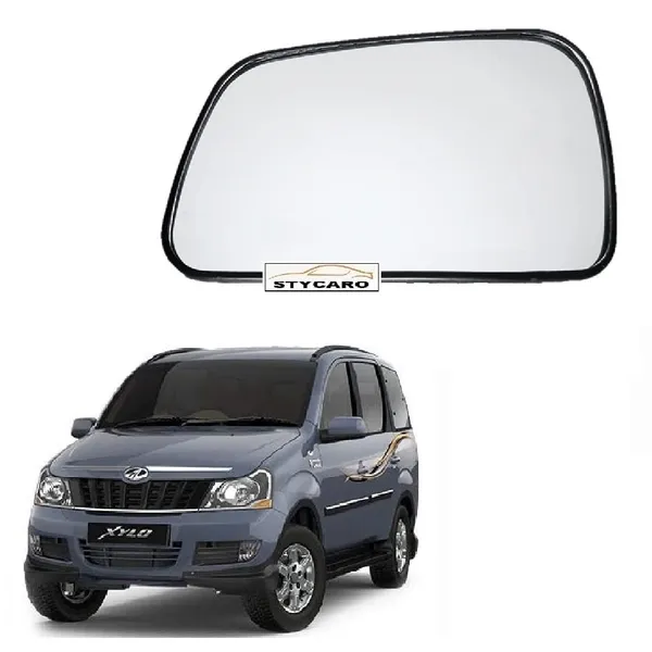 Cs_Xylo_Orvm_Left_Passenger_Side_Mirror_Glass_With_Sub_Plate