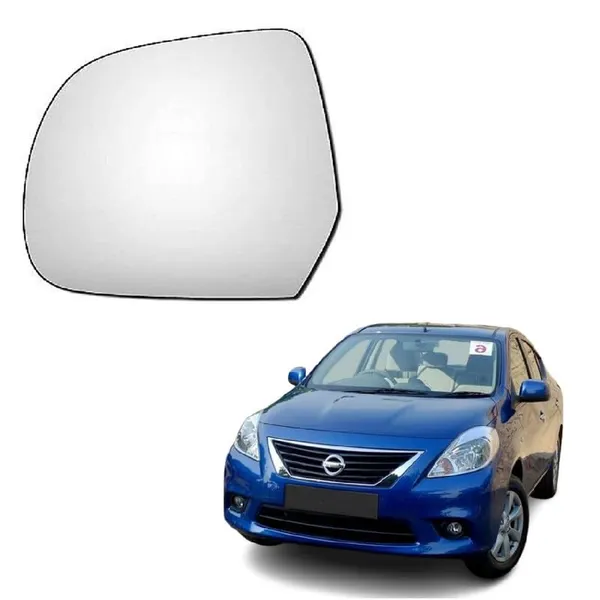 Orvm_Left_Passenger_Side_View_Mirror_Glass_Sub_Mirror_Plate_For_Nissan_Sunny_2011_2018_Year_Model_Model_Pack_Of_01_Pcs
