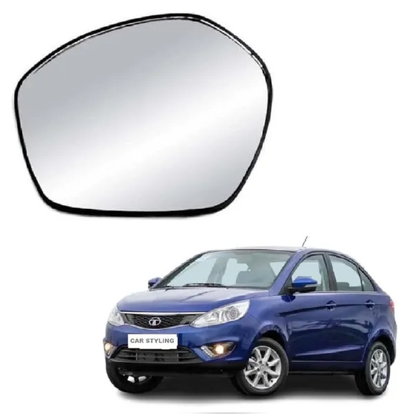 Orvm_Left_Passenger_Side_Convex_Mirror_Glass_Sub_Mirror_Plate_Compatible_With_Tata_Zest_214_2018_Model_Non_Heated_Easy_Fit_Replacement_Clear_Wide_Angle_View