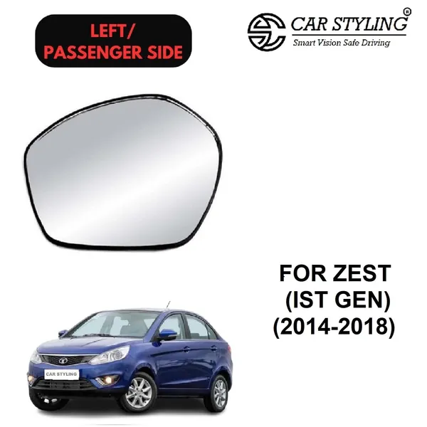 Orvm_Left_Passenger_Side_Convex_Mirror_Glass_Sub_Mirror_Plate_Compatible_With_Tata_Zest_214_2018_Model_Non_Heated_Easy_Fit_Replacement_Clear_Wide_Angle_View