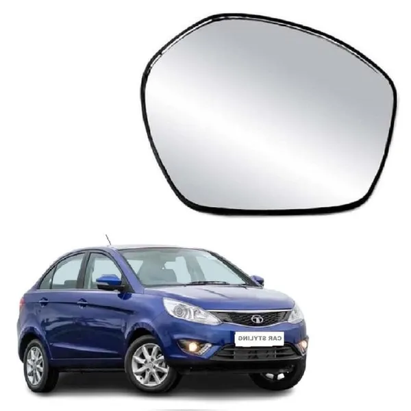 Product_Summary_Car_Styling_Orvm_Right_Driver_Side_Convex_Mirror_Glass_Sub_Mirror_Plate_Compatible_With_Tata_Zest_214_2018_Model_Non_Heated_Easy_Fit_Replacement_Clear_Wide_Angle_View