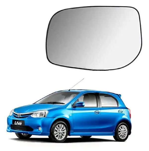 Cs_Etios_1st_Gen_Orvm_Left_Passenger_Side_Mirror_Glass_With_Sub_Plate