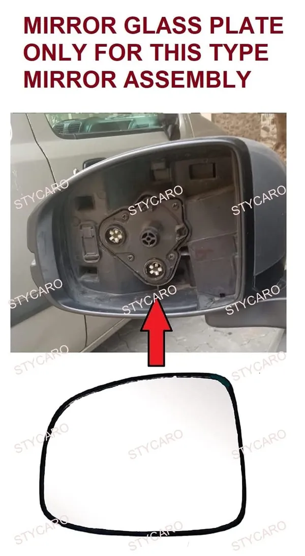 Amaze_Vx_Orvm_Left_Passenger_Side_Mirror_Glass_With_Sub_Plate