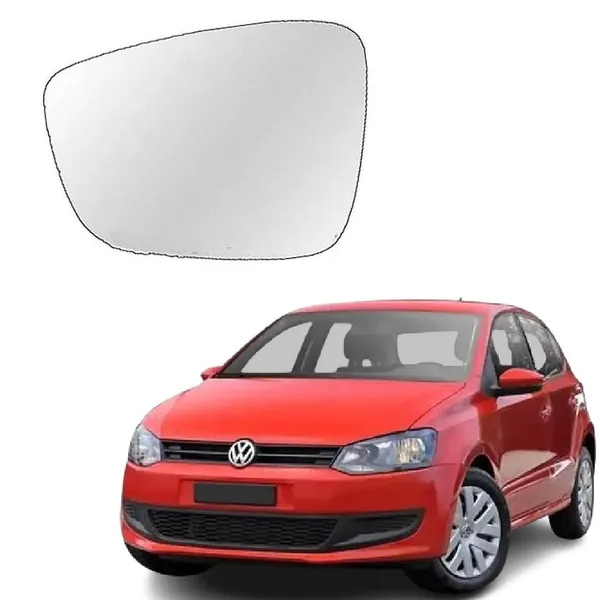 Cs_Polo_1st_Gen_T1_Orvm_Left_Passenger_Side_Mirror_Glass_With_Sub_Plate