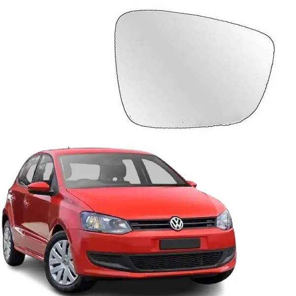 Cs_Polo_1st_Gen_T1_Orvm_Right_Driver_Side_Mirror_Glass_With_Sub_Plate