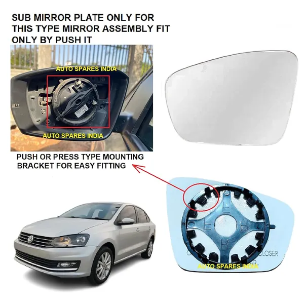 Left_Side_View_Sub_Mirror_Plate_Glass_For_Vento_2015_2019_Model_Type_2_Pack_Of_01_Pcs