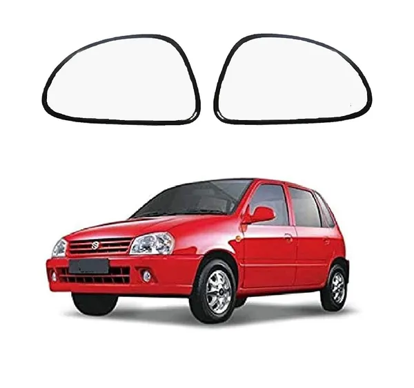Orvm_Side_View_Mirror_Glass_Plate_For_Maruti_Alto_Zen_Old_2005_2011_Model_Set_Of_2_Right_Left